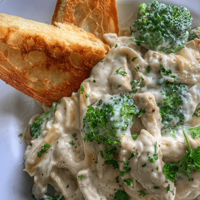 Chick'n Fettuccine Alfredo