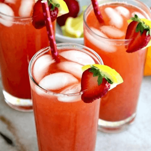 Strawberry Lemonade Iced Tea