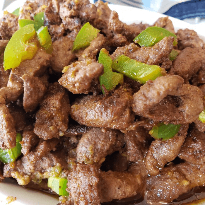 Alexandrian Beef Liver (Spicy) Plate
