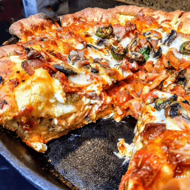 Deep Dish Capricciosa Pizza (14" X-Large)