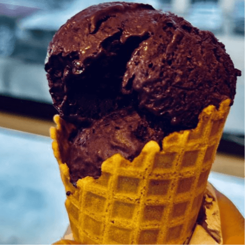 Ube Ice Cream Cone