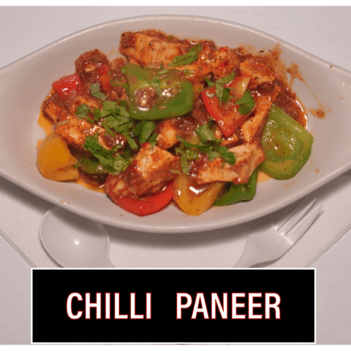 Chilli Paneer.