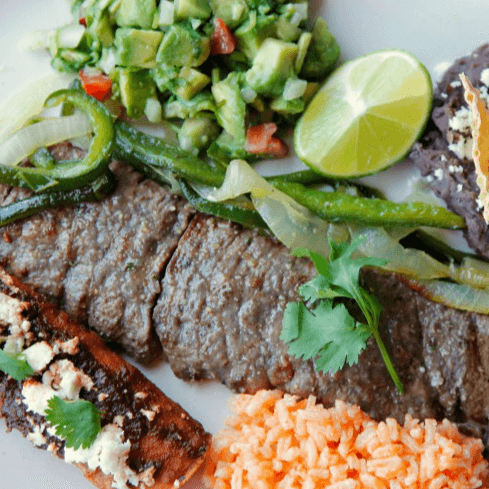 Lunch Carne a La Tampiquena