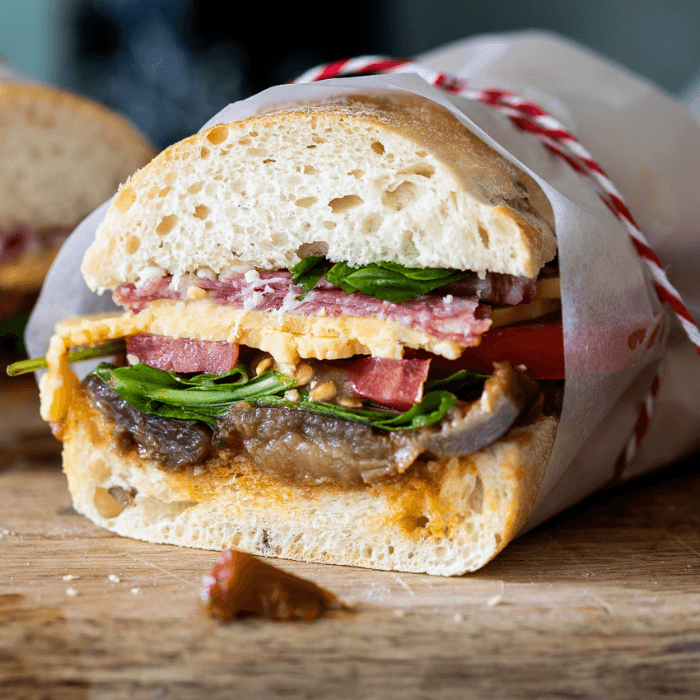 Salami Deli Sandwich
