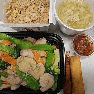 Shrimp and Vegetables Dinner