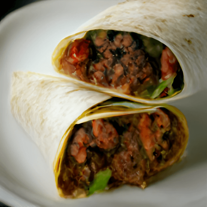 Ground Beef Burrito