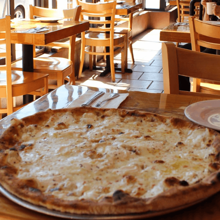 Large White Pizza