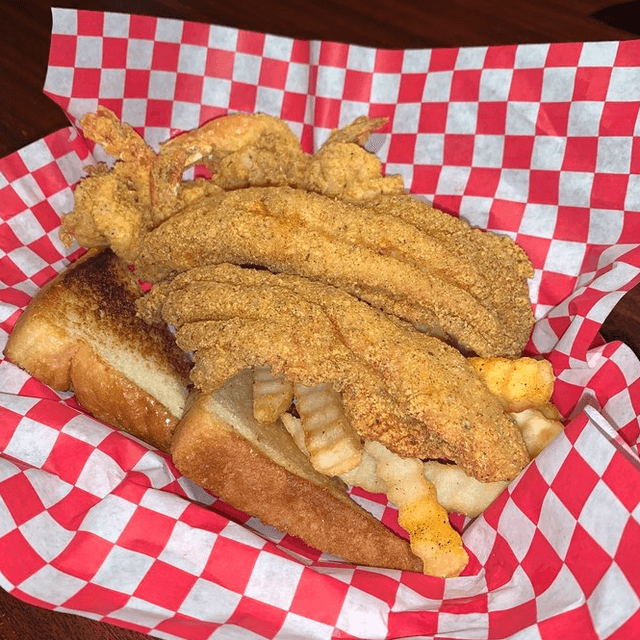 2 Pieces Fish & 4 Pieces Shrimp
