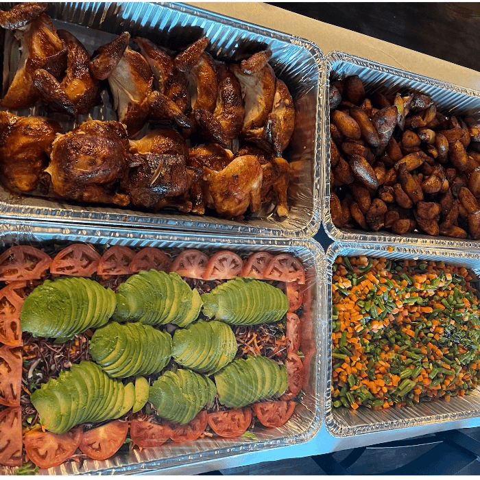 1/4 Chicken with 2 sides - Catering