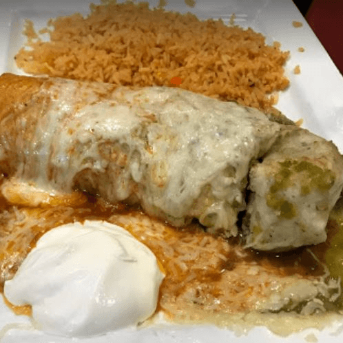 Shrimp & Crab Burrito.