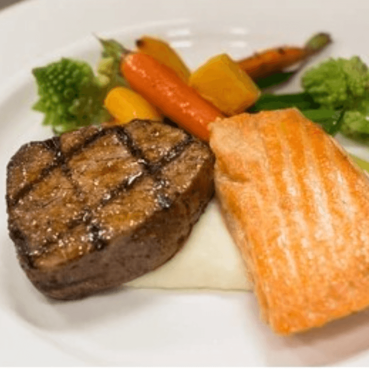 Steak & Salmon