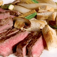 Hibachi Filet Mignon & White Tuna