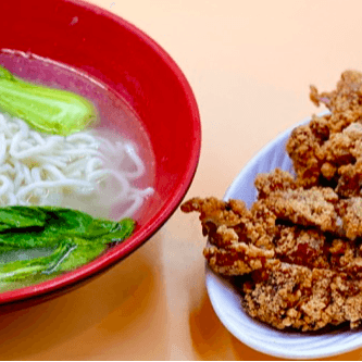 N04. Fried Chicken Noodle Soup 酥炸雞排麵.