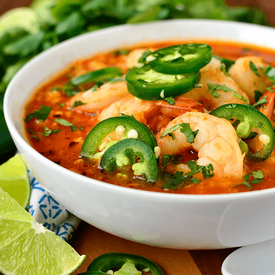Caldo de Camarón / Spicy Shrimp Soup