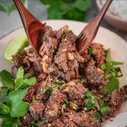 Nam Tok "Isarn Style Beef Salad"