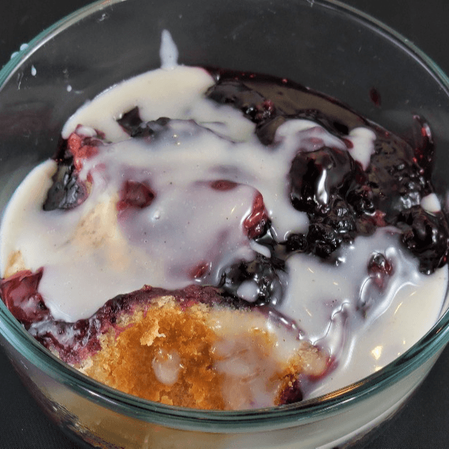 Black Berry Cobbler Pan.