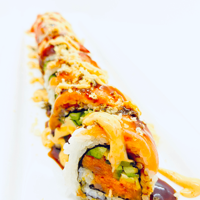 Spicy Crunchy Rainbow Roll