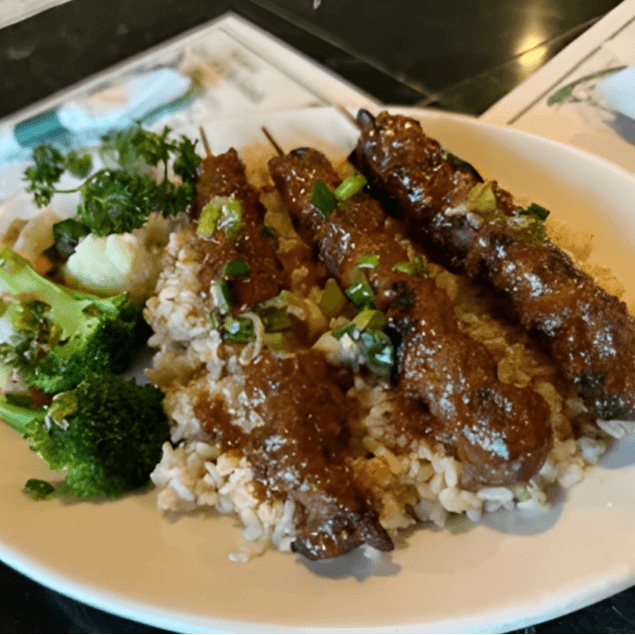 Sirloin Satay Stick.