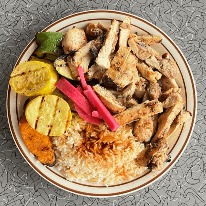 Chicken Shawarma Plate.