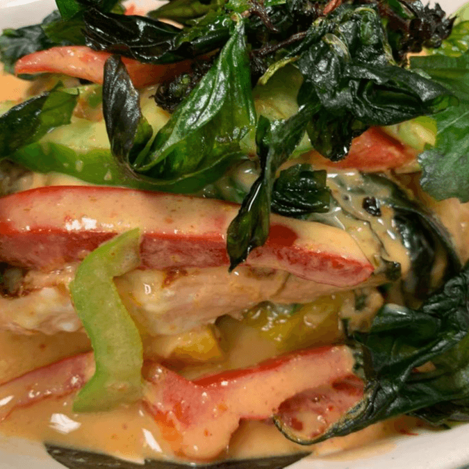 SP15. Pumpkin Salmon Curry.