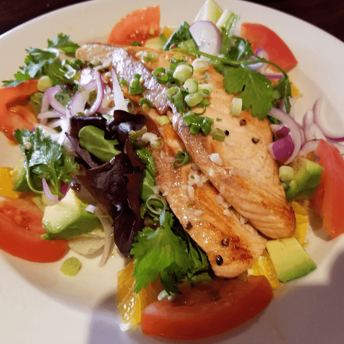 Grilled Chilean Sea Bass.