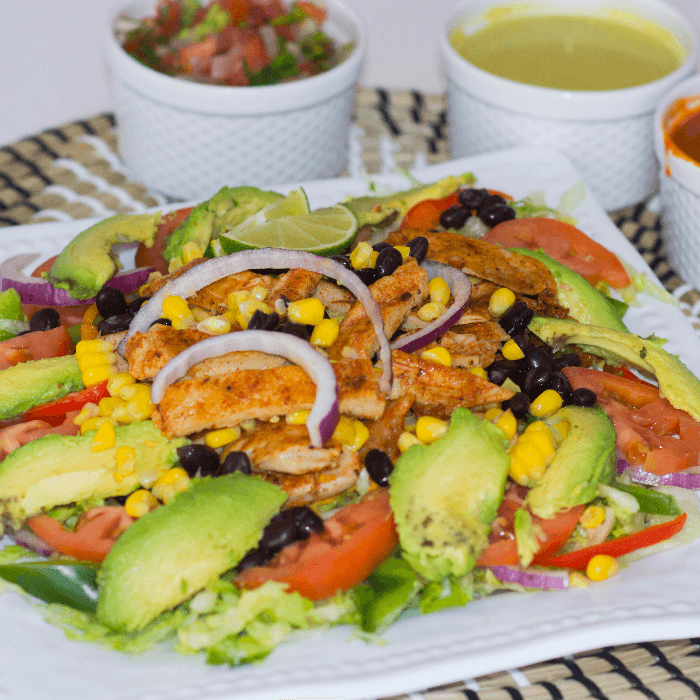 Fresh Mexican Salads: Tacos, Guacamole, Ensalada Ranchera