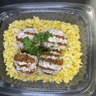 Falafel Rice Bowl.