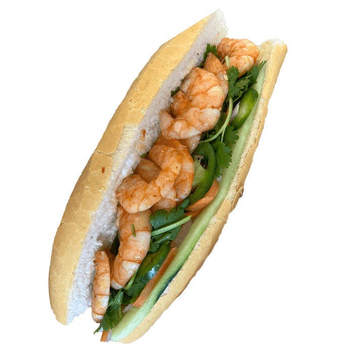 Grilled Shrimp Sandwich.