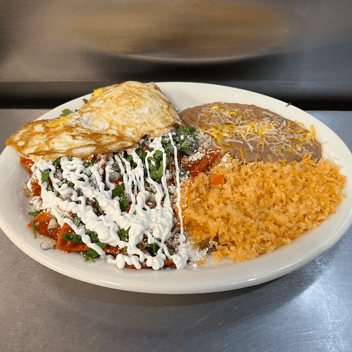 Chilaquiles with Eggs