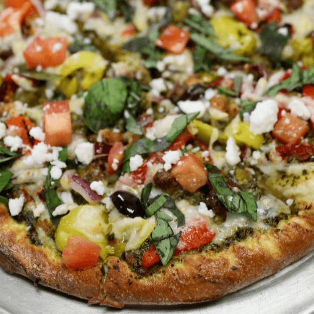 Pesto Mediterranean Pizza (8").