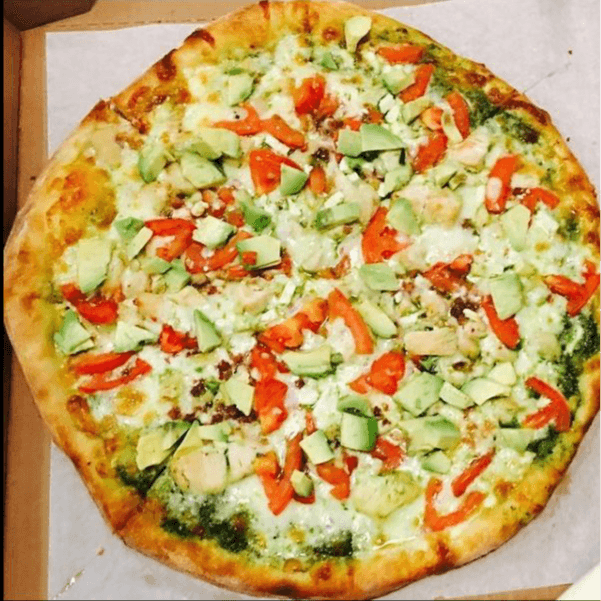 Pesto Chicken Pizza