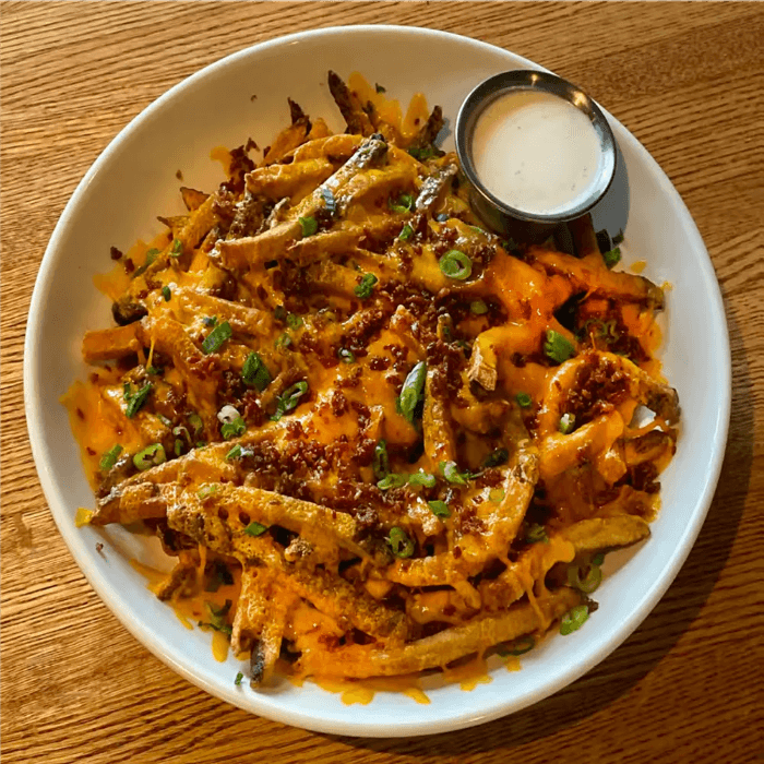Bacon Cheddar Fries.
