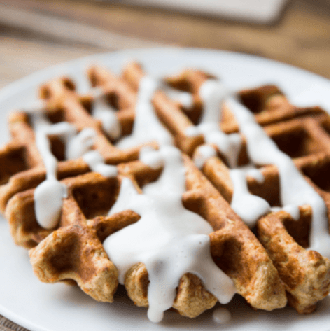 Cream Cheese Waffle.