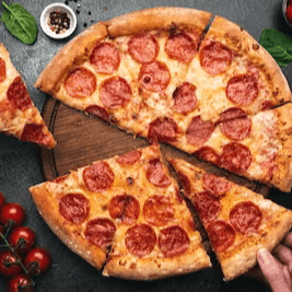 Traditional Pizza (Medium Sicilian 14" -8 Slices)