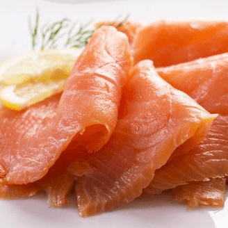 Smoke Salmon Sashimi