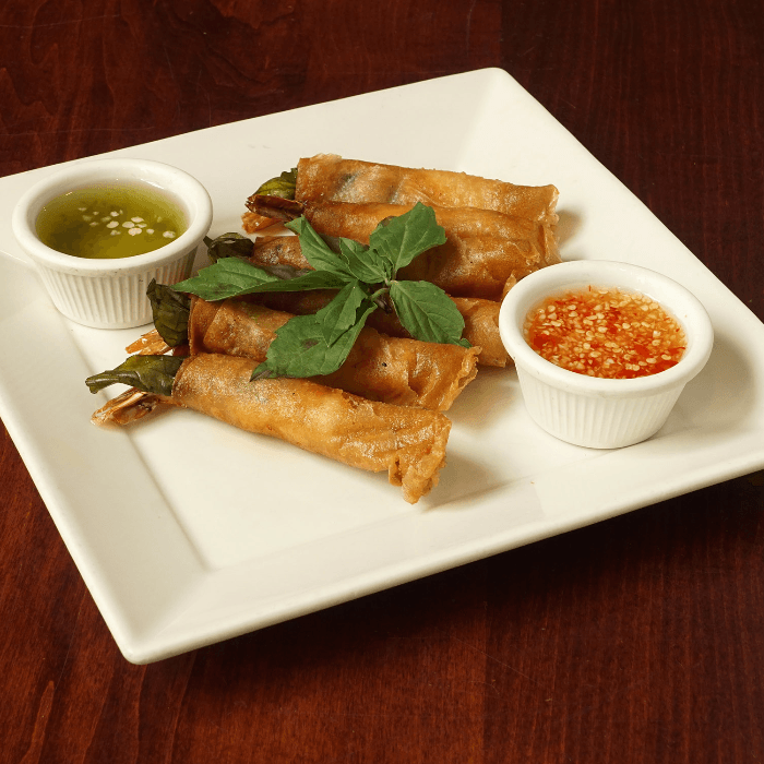 Basil Shrimp Rolls.