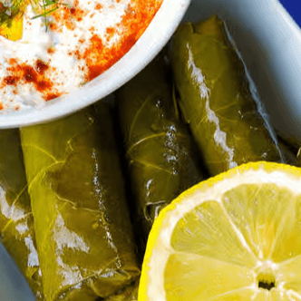Dolmades.