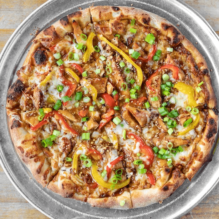 Thai Chicken Pizza.