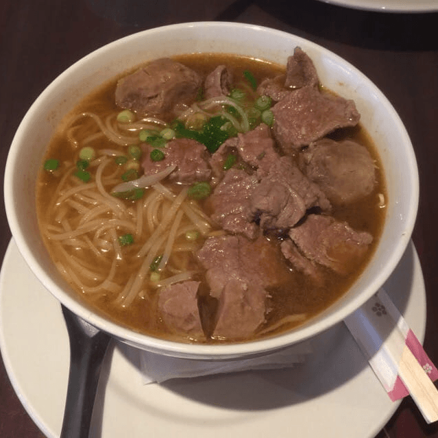 Sliced Beef and Beef Ball Noodle Soup