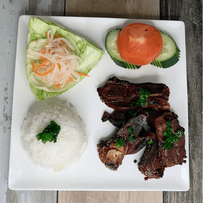 Grilled Short Ribs Platter.