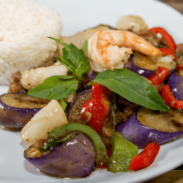 R Eggplant Basil Combo.