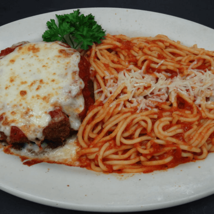 Chicken Parmesan Pasta.