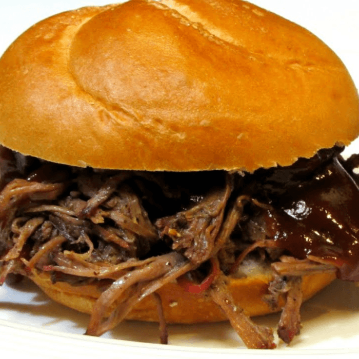 Pulled Beef BBQ Sandwich