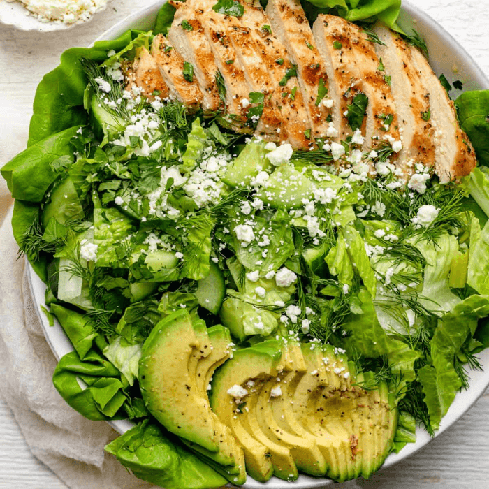 Green Salad with Avocado