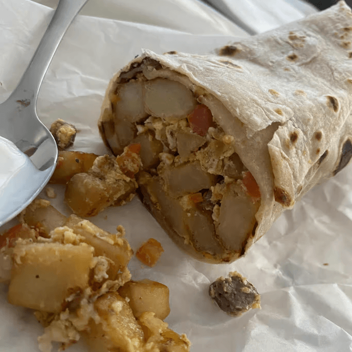 Bozeman Breakfast Burrito.
