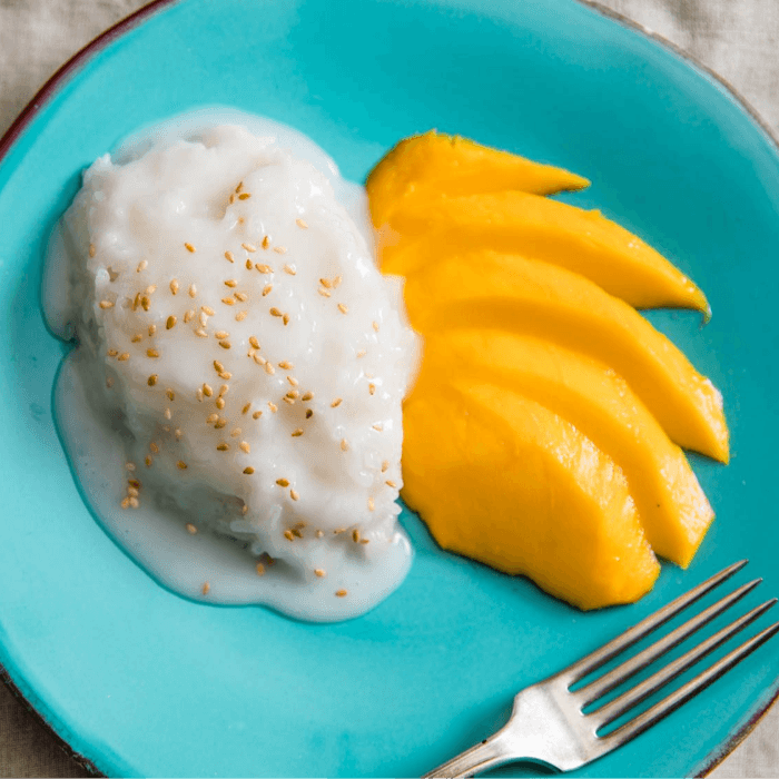 Mango and Sticky Rice (GF).