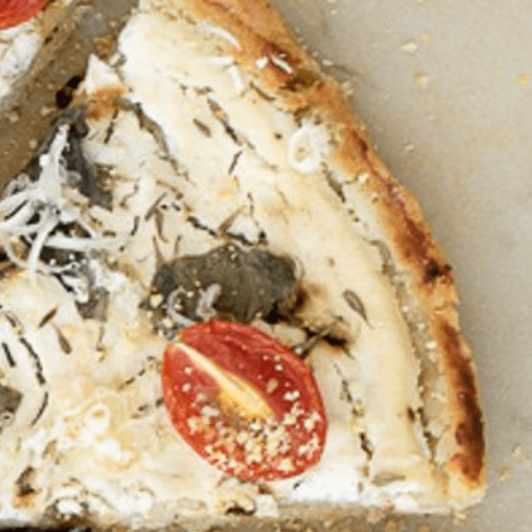 Bella White Pizza Slice