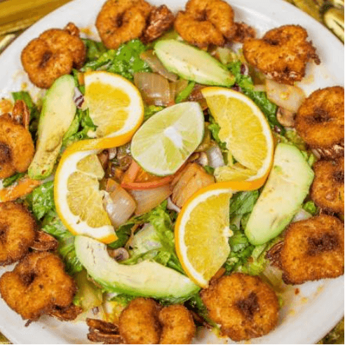 Botana De Empanizados (Breaded Shrimp Appetizer).