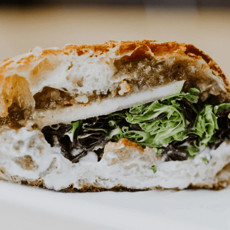Mushroom & Artichoke "Cheesesteak" Sandwich