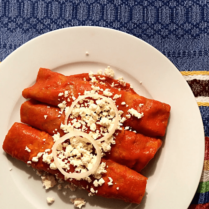 Enchiladas Rojas